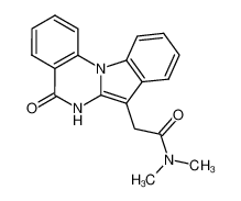 N,N-dimethyl-2-(5-oxo-5,6-dihydroindolo[1,2-a]quinazolin-7-yl)acetamide CAS:391670-61-4 manufacturer & supplier