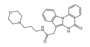 N-(3-morpholinopropyl)-2-(5-oxo-5,6-dihydroindolo[1,2-a]quinazolin-7-yl)acetamide CAS:391670-92-1 manufacturer & supplier