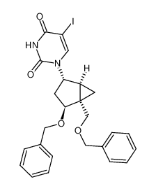 (1S,2S,4S,5R)-5-iodo-1-{4-(phenylmethoxy)-5-[(phenylmethoxy)methyl]bicyclo[3.1.0]hex-2-yl}-1,3-dihydropyrimidine-2,4-dione CAS:391679-41-7 manufacturer & supplier