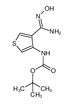 tert-butyl (4-(N'-hydroxycarbamimidoyl)thiophen-3-yl)carbamate CAS:391680-99-2 manufacturer & supplier