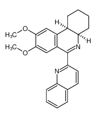 rel-(4aR,10bR)-8,9-dimethoxy-6-(quinolin-2-yl)-1,2,3,4,4a,10b-hexahydrophenanthridine CAS:391681-29-1 manufacturer & supplier