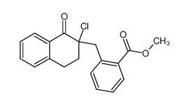 2-(2-Chloro-1-oxo-1,2,3,4-tetrahydro-naphthalen-2-ylmethyl)-benzoic acid methyl ester CAS:39172-63-9 manufacturer & supplier