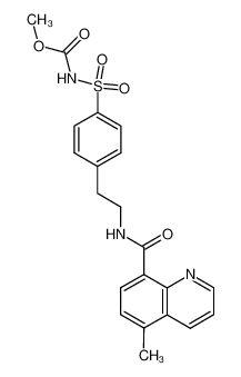 methyl ((4-(2-(5-methylquinoline-8-carboxamido)ethyl)phenyl)sulfonyl)carbamate CAS:39175-35-4 manufacturer & supplier