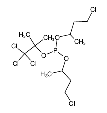 phosphorous acid bis-(3-chloro-1-methyl-propyl) ester 2,2,2-trichloro-1,1-dimethyl-ethyl ester CAS:39177-75-8 manufacturer & supplier