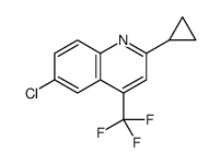 6-chloro-2-cyclopropyl-4-(trifluoromethyl)quinoline CAS:391860-73-4 manufacturer & supplier