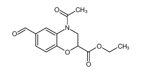 ethyl 4-acetyl-6-formyl-3,4-dihydro-2H-benzo[b][1,4]oxazine-2-carboxylate CAS:391873-78-2 manufacturer & supplier