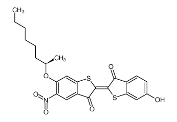 (R)-6-hydroxy-5'-nitro-6'-(oct-2-yloxy)[Δ2,2'-bi-1-benzothiophene]-3(2H),3'(2'H)-dione CAS:391881-59-7 manufacturer & supplier