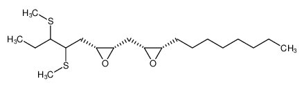 (2R,3S)-2-(2,3-bis(methylthio)pentyl)-3-(((2R,3S)-3-octyloxiran-2-yl)methyl)oxirane CAS:391884-63-2 manufacturer & supplier