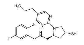 (3R,5S)-5-(((2,5-difluorobenzyl)amino)methyl)-1-(5-propylpyrimidin-2-yl)pyrrolidine-3-thiol CAS:391889-60-4 manufacturer & supplier