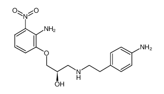 (2 R)-1-(2-amino-3-nitrophenoxy)-3-[(4-aminophenethyl)amino]-2-propanol CAS:391901-87-4 manufacturer & supplier