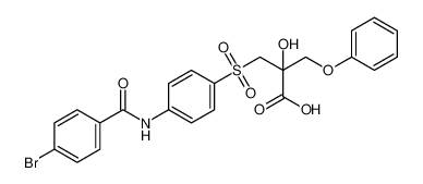 3-((4-(4-bromobenzamido)phenyl)sulfonyl)-2-hydroxy-2-(phenoxymethyl)propanoic acid CAS:391903-64-3 manufacturer & supplier