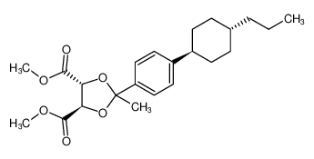 rel-dimethyl (4R,5R)-2-methyl-2-(4-((1s,4R)-4-propylcyclohexyl)phenyl)-1,3-dioxolane-4,5-dicarboxylate CAS:391904-77-1 manufacturer & supplier