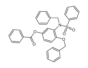 benzoic acid 3-(benzenesulfonyl-benzyl-amino)-4-benzyloxy-phenyl ester CAS:391904-82-8 manufacturer & supplier