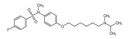 4-fluoro-N-(4-((6-(isopropyl(methyl)amino)hexyl)oxy)phenyl)-N-methylbenzenesulfonamide CAS:391907-70-3 manufacturer & supplier