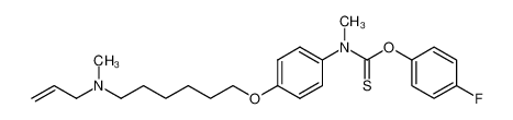 {4-[6-(Allyl-methyl-amino)-hexyloxy]-phenyl}-methyl-thiocarbamic acid O-(4-fluoro-phenyl)ester CAS:391911-64-1 manufacturer & supplier