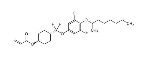 (1r,4r)-4-((3,5-difluoro-4-(octan-2-yloxy)phenoxy)difluoromethyl)cyclohexyl acrylate CAS:391928-39-5 manufacturer & supplier