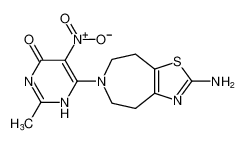 6-(2-amino-4,5,7,8-tetrahydro-6H-thiazolo[4,5-d]azepin-6-yl)-2-methyl-5-nitropyrimidin-4(1H)-one CAS:391953-77-8 manufacturer & supplier