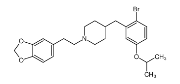 1-[2-(1,3-benzodioxol-5-yl)ethyl]-4-(2-bromo-5-isopropoxybenzyl)piperidine CAS:391955-75-2 manufacturer & supplier