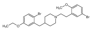 1-(5-bromo-2-methoxyphenethyl)-4-(2-bromo-5-ethoxybenzyl)piperidine CAS:391956-53-9 manufacturer & supplier