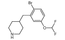 4-[2-bromo-5-(difluoromethoxy)benzyl]-piperidine CAS:391957-31-6 manufacturer & supplier