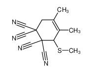 4,5-Dimethyl-3-methylsulfanyl-cyclohex-4-ene-1,1,2,2-tetracarbonitrile CAS:39198-76-0 manufacturer & supplier