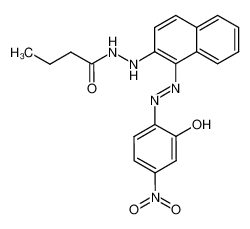 Butyric acid N'-[1-(2-hydroxy-4-nitro-phenylazo)-naphthalen-2-yl]-hydrazide CAS:39200-24-3 manufacturer & supplier