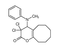 3,3-dichloro-4-(methyl(phenyl)amino)-3,4,5,6,7,8,9,10-octahydro-2H-cycloocta[b]pyran-2-one CAS:39205-47-5 manufacturer & supplier