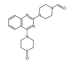 1-formyl-4-[4-(1-oxo-1λ4-thiomorpholin-4-yl)-quinazolin-2-yl]-piperazine CAS:39218-53-6 manufacturer & supplier