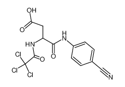 N-(4-Cyano-phenyl)-3-(2,2,2-trichloro-acetylamino)-succinamic acid CAS:39219-31-3 manufacturer & supplier