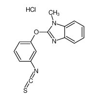 (3'-isothiocyanophenoxy)-1-methylbenzimidazolehydrochloride CAS:39223-88-6 manufacturer & supplier