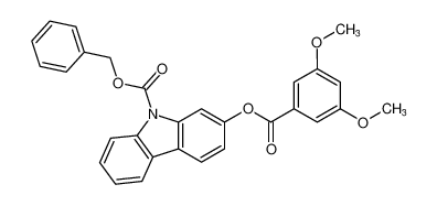 benzyl 2-((3,5-dimethoxybenzoyl)oxy)-9H-carbazole-9-carboxylate CAS:392232-68-7 manufacturer & supplier