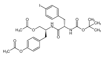 4-((S)-3-acetoxy-2-((S)-2-((tert-butoxycarbonyl)amino)-3-(4-iodophenyl)propanamido)propyl)phenyl acetate CAS:392232-92-7 manufacturer & supplier