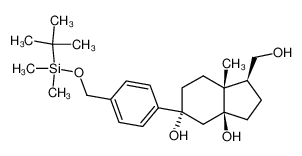 (1S,3aS,5S,7aR)-1-hydroxymethyl-5-(4-tert-butyldimethylsilyloxymethylphenyl)-7a-methylperhydroinden-3a,5-diol CAS:392235-05-1 manufacturer & supplier