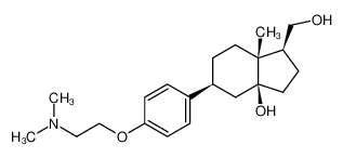 (1S,3aS,5S,7aR)-1-hydroxymethy-5-[4-(2-dimethylamino-ethoxy)phenyl]-7a-methylperhydroinden-3a-ol CAS:392235-21-1 manufacturer & supplier