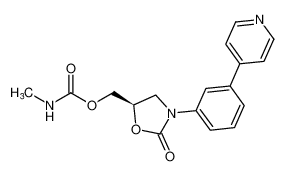 (R)-(2-oxo-3-(3-(pyridin-4-yl)phenyl)oxazolidin-5-yl)methyl methylcarbamate CAS:392240-77-6 manufacturer & supplier