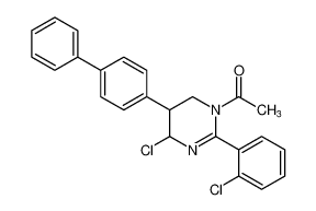 1-(5-([1,1'-biphenyl]-4-yl)-4-chloro-2-(2-chlorophenyl)-5,6-dihydropyrimidin-1(4H)-yl)ethan-1-one CAS:392255-25-3 manufacturer & supplier