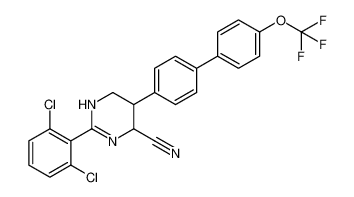 2-(2,6-dichlorophenyl)-5-(4'-(trifluoromethoxy)-[1,1'-biphenyl]-4-yl)-1,4,5,6-tetrahydropyrimidine-4-carbonitrile CAS:392256-19-8 manufacturer & supplier