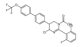 1-(4-chloro-2-(2-chloro-6-fluorophenyl)-5-(4'-(trifluoromethoxy)-[1,1'-biphenyl]-4-yl)-5,6-dihydropyrimidin-1(4H)-yl)ethan-1-one CAS:392256-55-2 manufacturer & supplier