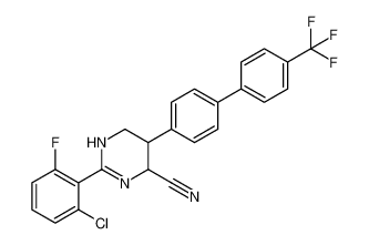 2-(2-chloro-6-fluorophenyl)-5-(4'-(trifluoromethyl)-[1,1'-biphenyl]-4-yl)-1,4,5,6-tetrahydropyrimidine-4-carbonitrile CAS:392257-92-0 manufacturer & supplier