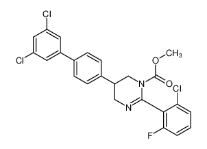 methyl 2-(2-chloro-6-fluorophenyl)-5-(3',5'-dichloro-[1,1'-biphenyl]-4-yl)-5,6-dihydropyrimidine-1(4H)-carboxylate CAS:392259-44-8 manufacturer & supplier