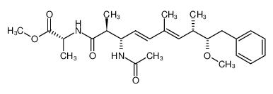 N-acetyl 4E,6E-3-amino-9-methoxy-2,6,8-trimethyl-10-phenyldeca-4,6-dienoic acid-D-alanyl methyl ester CAS:392283-01-1 manufacturer & supplier