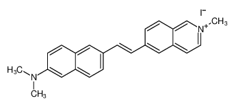 (E)-6-(2-(6-(dimethylamino)naphthalen-2-yl)vinyl)-2-methylisoquinolin-2-ium iodide CAS:392292-84-1 manufacturer & supplier