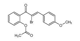 (Z)-2-(2-bromo-3-(4-methoxyphenyl)acryloyl)phenyl acetate CAS:392302-55-5 manufacturer & supplier