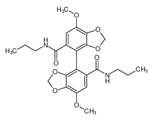 7,7'-dimethoxy-N5,N5'-dipropyl-[4,4'-bibenzo[d][1,3]dioxole]-5,5'-dicarboxamide CAS:392309-50-1 manufacturer & supplier