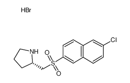 (S)-2-(6-Chloro-2-naphthyl)sulfonylmethyl-pyrrolidine Hydrobromide CAS:392331-85-0 manufacturer & supplier