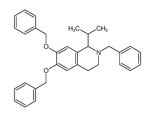 2-Benzyl-6,7-bis-benzyloxy-1-isopropyl-1,2,3,4-tetrahydro-isoquinoline CAS:392334-30-4 manufacturer & supplier