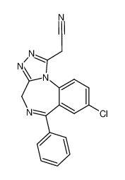 (8-chloro-6-phenyl-4H-benzo[f][1,2,4]triazolo[4,3-a][1,4]diazepin-1-yl)-acetonitrile CAS:39242-86-9 manufacturer & supplier