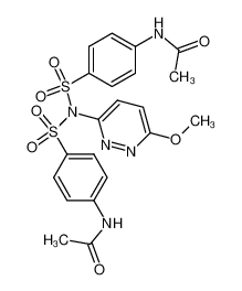 bis-(4-acetylamino-benzenesulfonyl)-(6-methoxy-pyridazin-3-yl)-amine CAS:3925-29-9 manufacturer & supplier