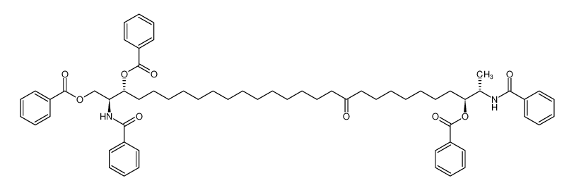 Benzamide,N,N'-[(1S,2S,25R,26S)-2,25-bis(benzoyloxy)-26-[(benzoyloxy)methyl]-1-methyl-10-oxo-1,26-hexacosanediyl]bis- CAS:392519-48-1 manufacturer & supplier