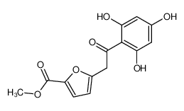 5-[2-oxo-2-(2,4,6-trihydroxy-phenyl)-ethyl]-furan-2-carboxylic acid methyl ester CAS:39258-48-5 manufacturer & supplier